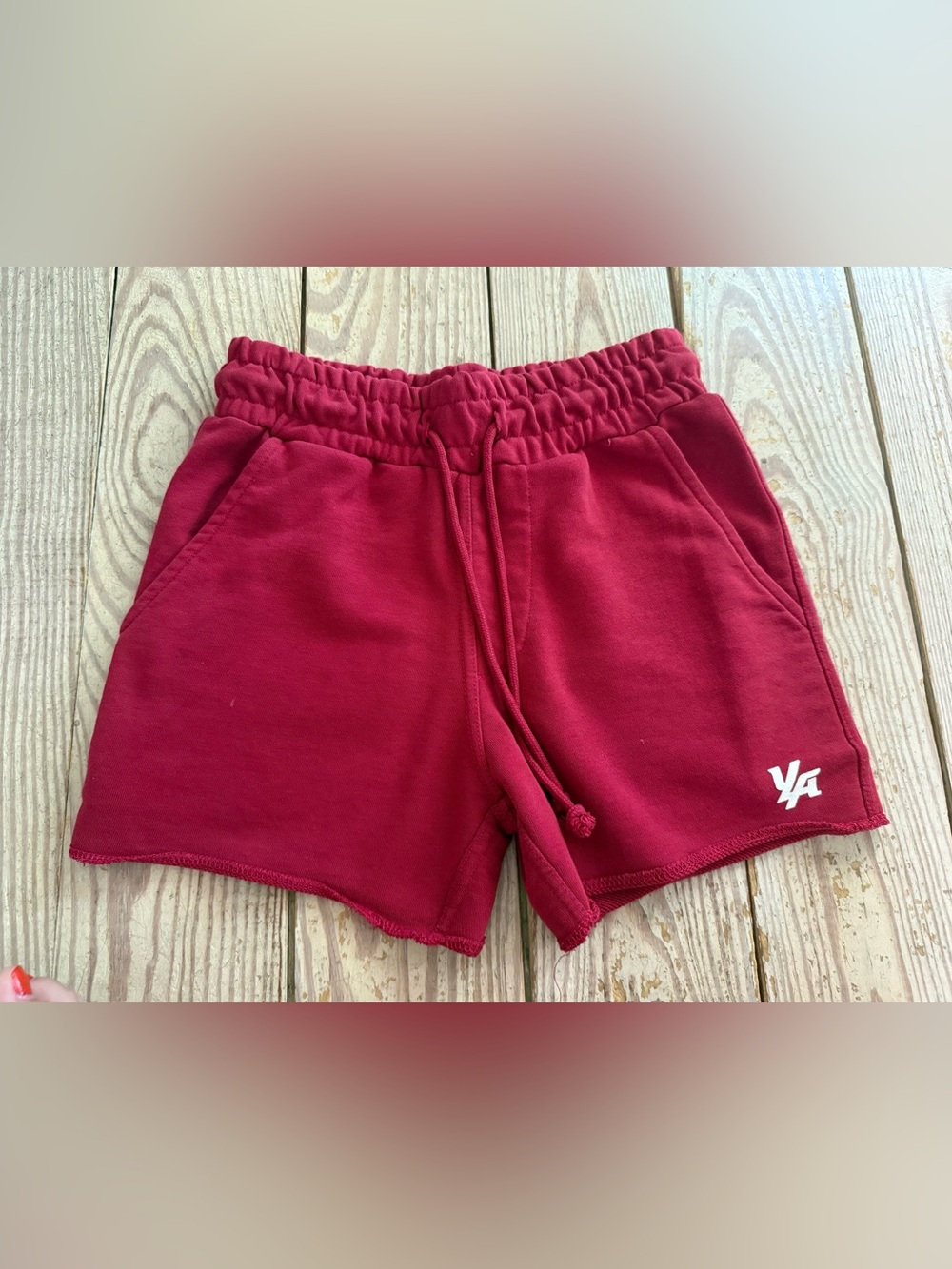 YoungLA Sweat Shorts loose thread on the back size S